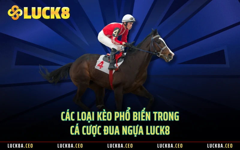 Các loại kèo phổ biến trong cá cược đua ngựa LUCK8